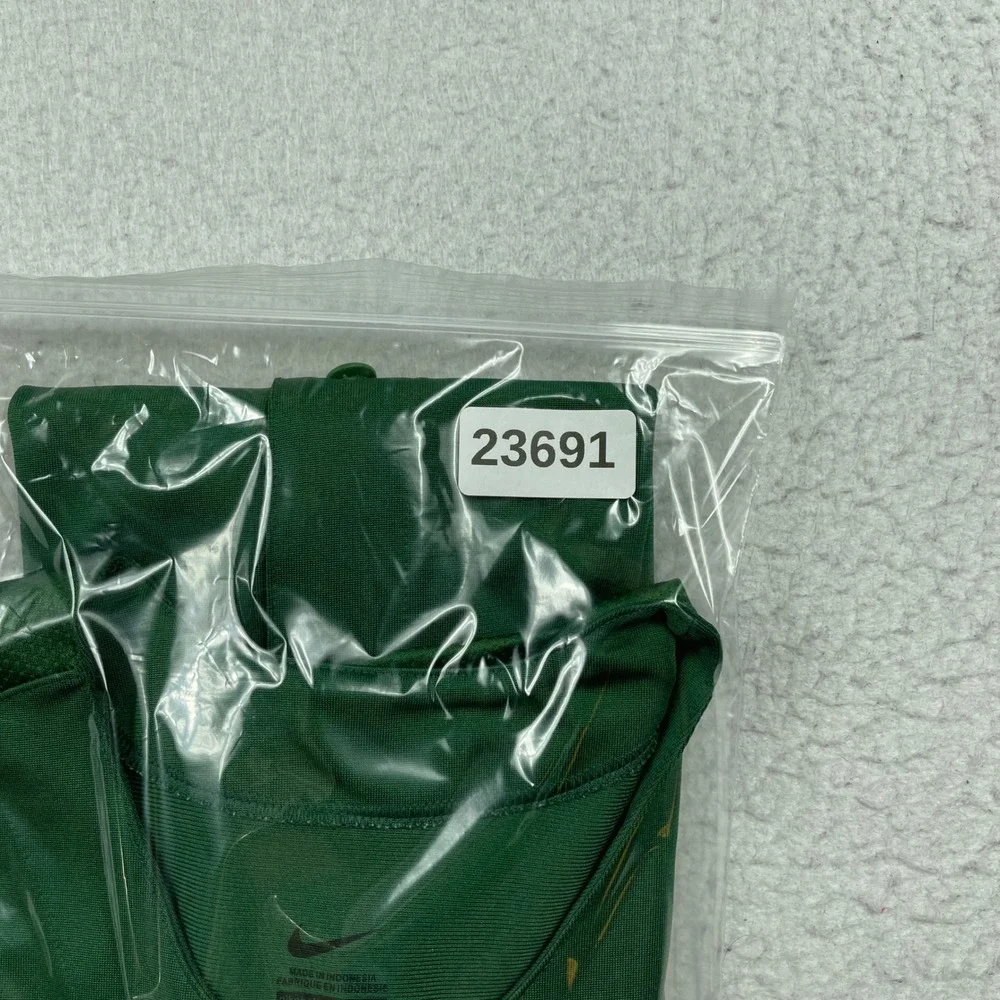 Nike Baseball Jersey Mens Medium Green Button Athletic Team‎ Sports Athleisure